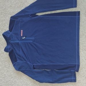 NWOT. MENS VINEYARD VINES QUARTIER ZIP BLUE